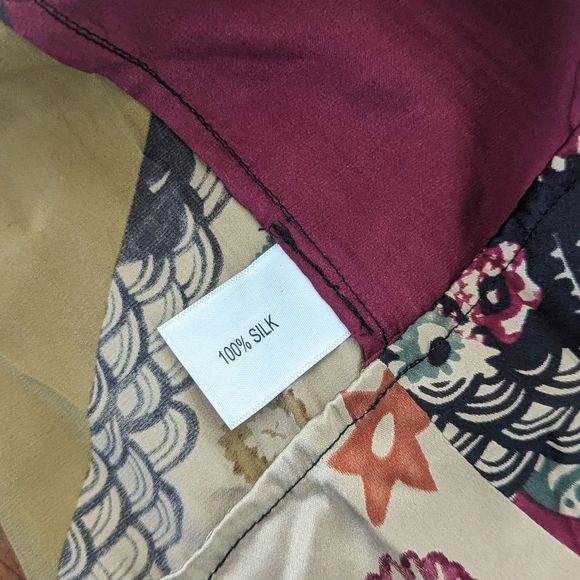 Silk Kew batik print dress 8 - Picture 10 of 13